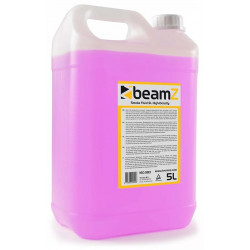 BeamZ Liquide pour machine à fumée- 5 l- Haute densité- rose